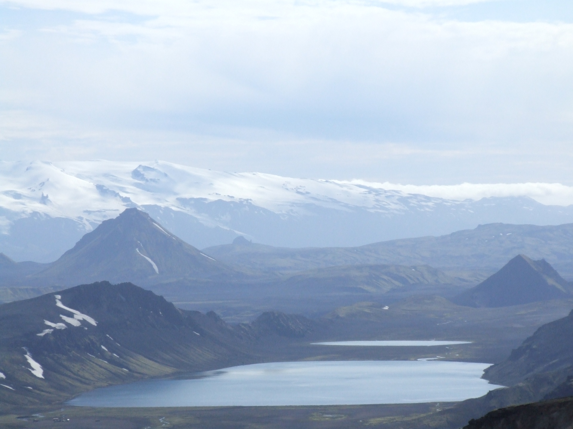 Misty mountain landscape